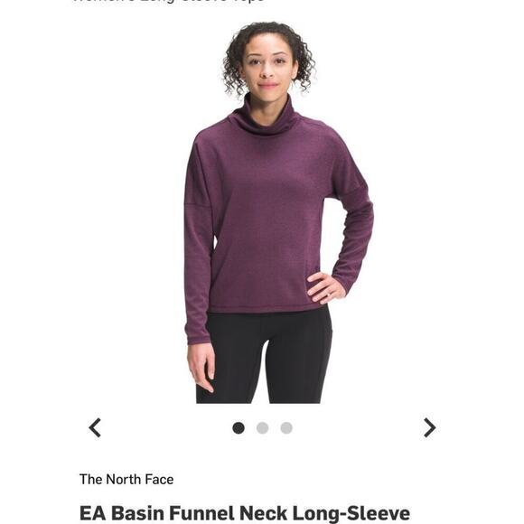 The North Face EA Basin Funnel Neck Long-Sleeve Sweatshirt / Size-Medium - Picture 10 of 11